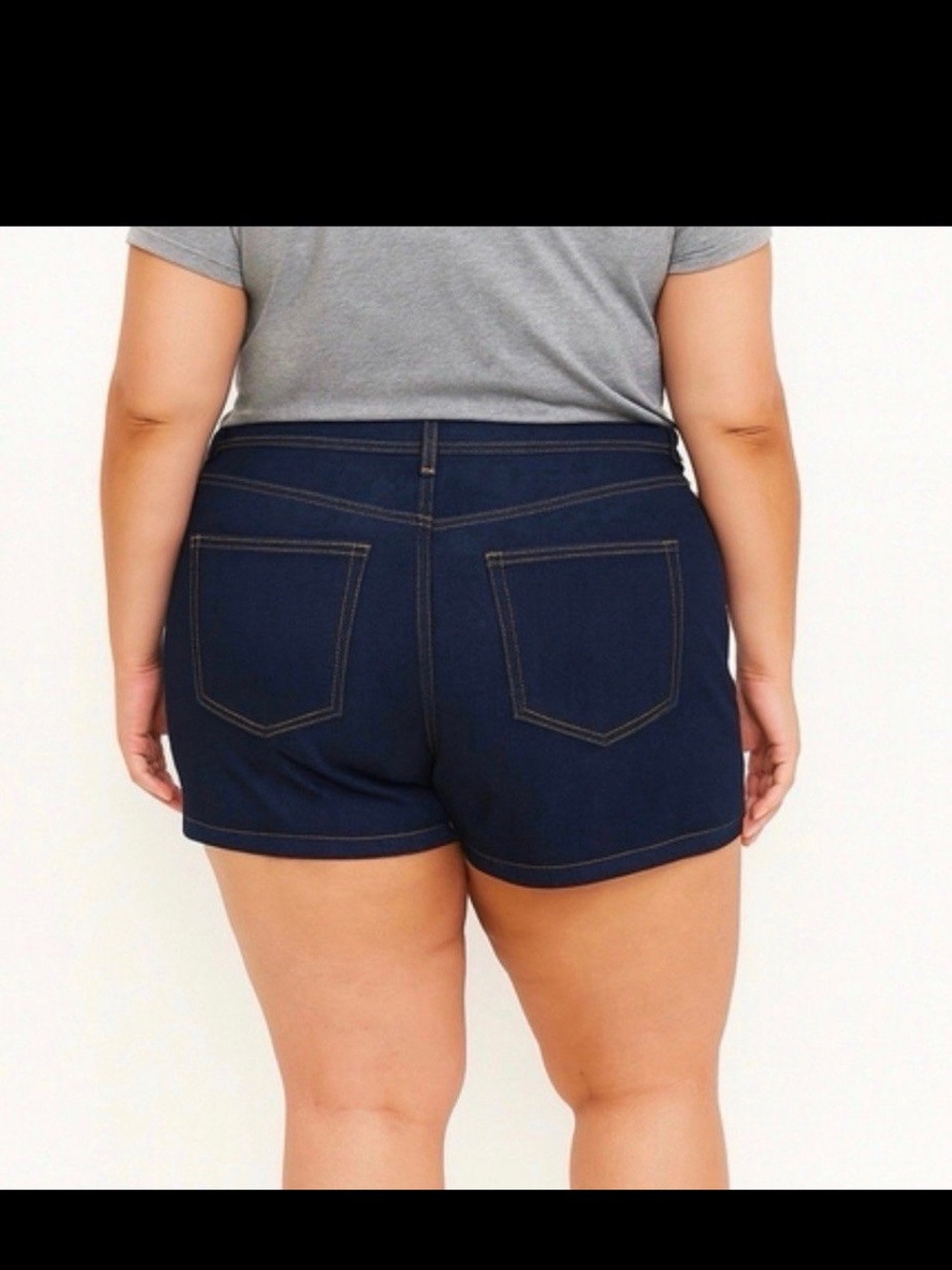 Ava & Viv Dark Blue Denim Jean Shorts